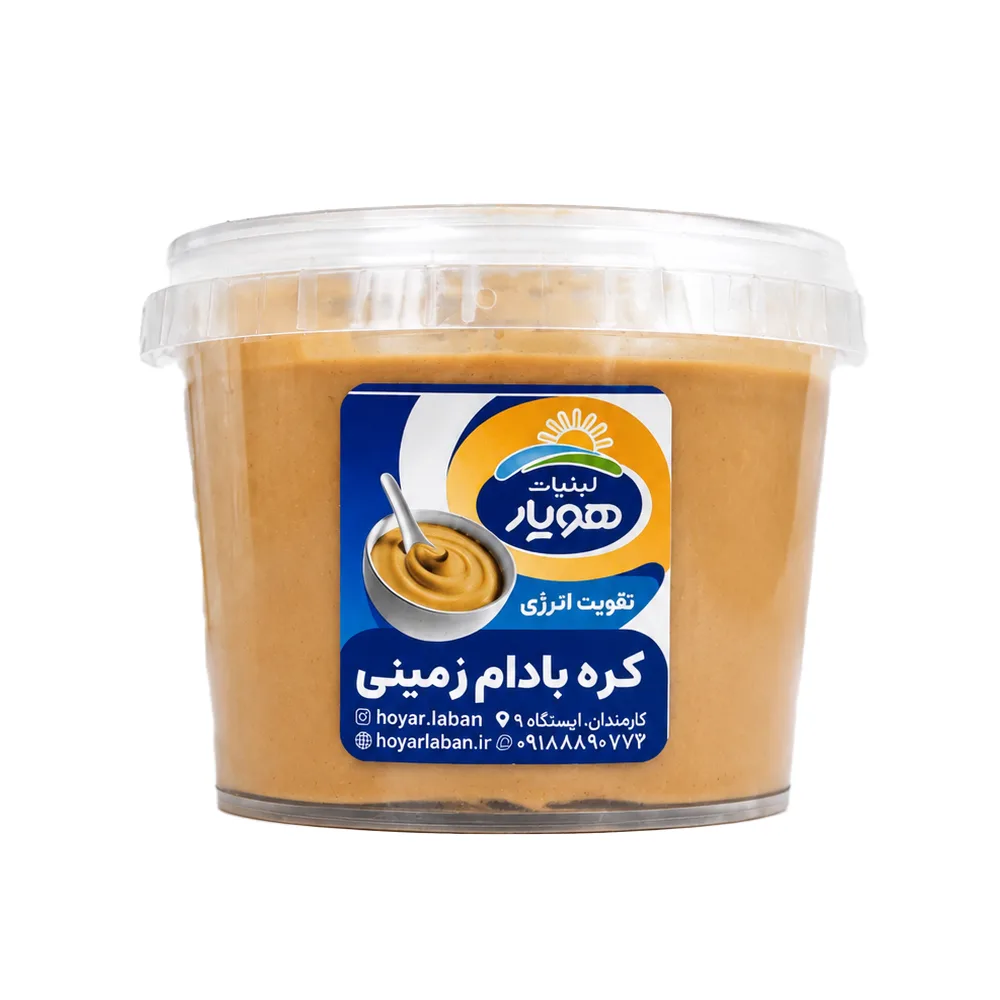 کره بادام زمینی ارگانیک هویار